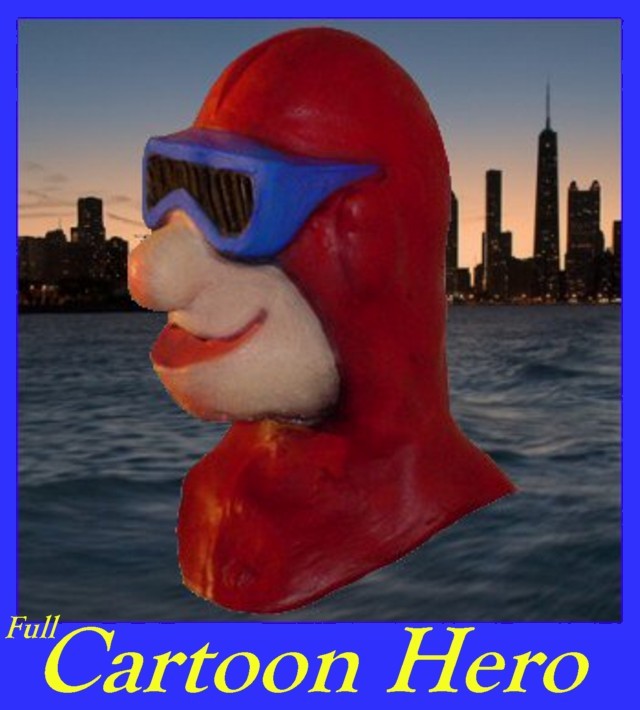 Cartoon Hero mask